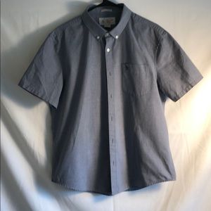 Penguin grey shirt sleeve button up